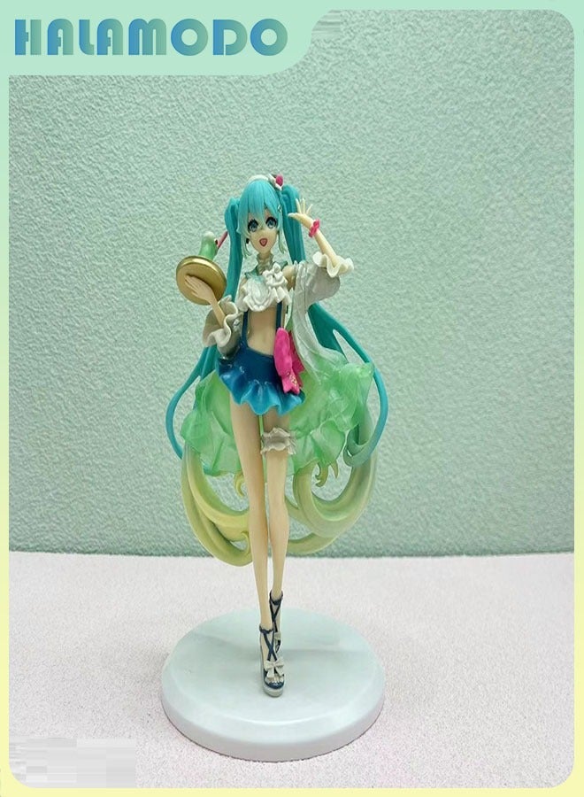 HALAMODO Hatsune Miku Cream Soda Style Figurine, Great for Desktop Display, a Delightful Gift for Girls - Image 4