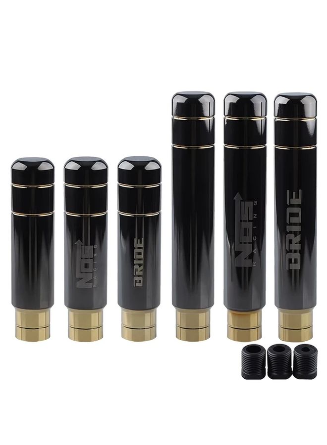 Golden Gear Shift Knob 3 54 Inch Aluminum Alloy Universal Manual Automatic Car Interior Accessory - Image 1