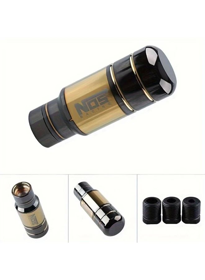 Golden Gear Shift Knob 3 54 Inch Aluminum Alloy Universal Manual Automatic Car Interior Accessory - Image 4