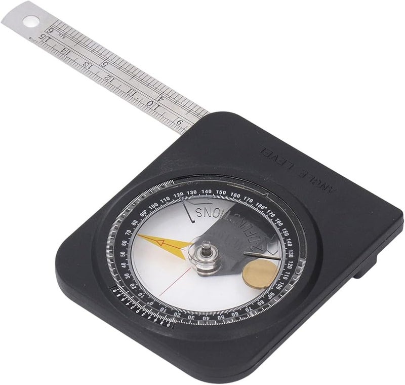 مقياس الزوايا مع مسطرة فولاذية قابلة للإزالة لأعمال النجارة وتشكيل المعادن والبناء - Image 3