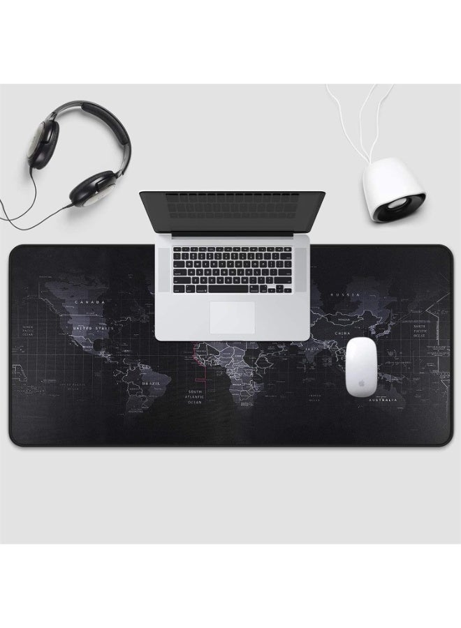 Large World Map Mouse Pad 70×30 cm – Non-Slip Waterproof Desk Mat - Image 3