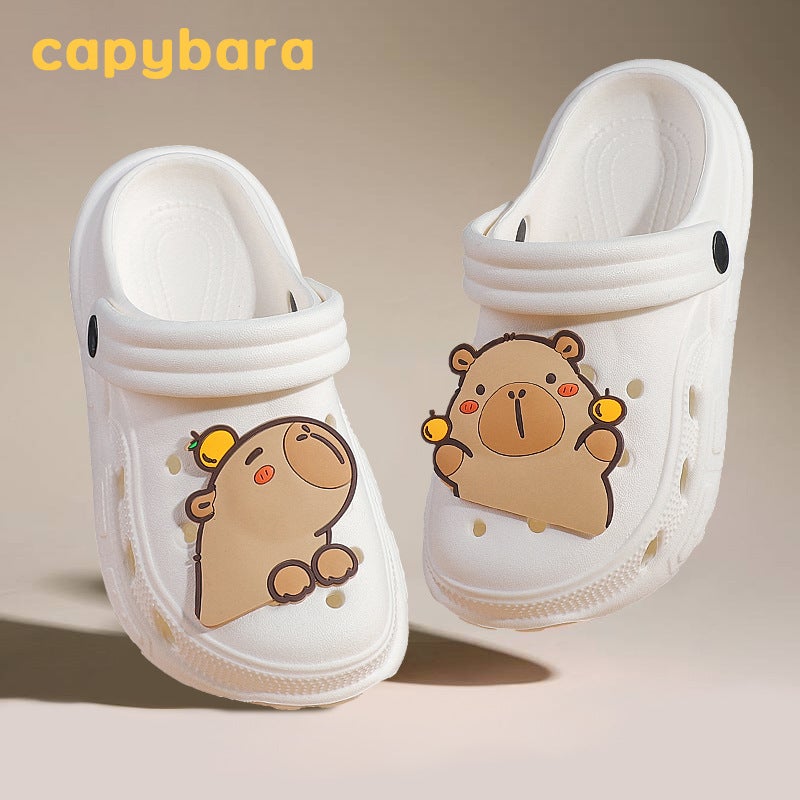 Capibala Summer Ins Net Red Parent-Child Hole Shoes Eva Soft Bottom Slippers Indoor And Outdoor Beach Shoes A Generation Of Hair - Image 2