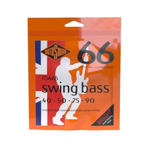 Rotosound RS66S Swing Bass 66 Stainless Steel Short-Scale Bass Guitar Strings (40 50 75 90) - Image 5