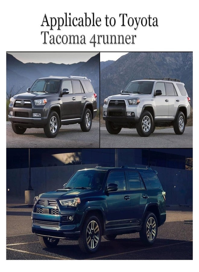 Sodcay 1 PC Tri-Color Grille Badge Emblem Decoration Accessories Compatible with Tacoma 4Runner Tundra Sequoia Rav4 Highlander, Grille Insert Trims (Yellow & Orange & Red) - Image 5