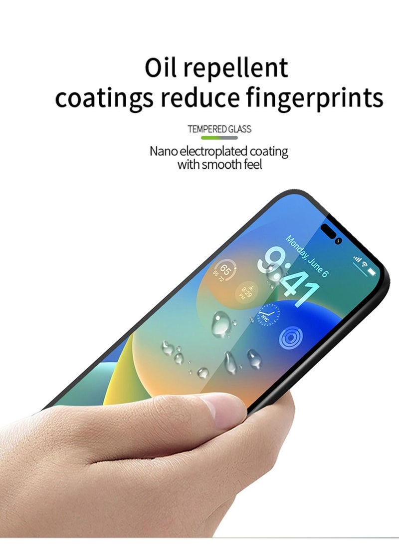 BORTONY iPhone 14 Plus/13 Pro Max Privacy Full Coverage Screen Protector Anti-Spy Tempered Glass Film Edge to Edge Protection Case Friendly for Apple iPhone 14 Plus/13 Pro Max 6.7-Inch - Image 5