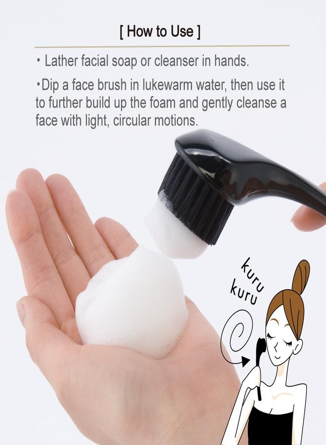 Terra Distribution Facial Pore Cleaning Brush [ Made in Japan ] Face Cleansing Scrubber Exfoliating - Image 3