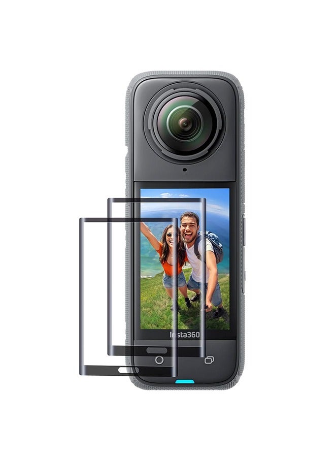 O Ozone [2 Pack] Screen Protector Compatible with Insta360 X5/X4 Action Camera | Ultra HD Tempered Glass Film | Anti-Scratch Anti-Fingerprint Anti-Bubble Screen Protector - Image 1