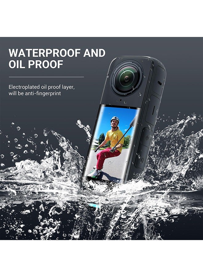 O Ozone [2 Pack] Screen Protector Compatible with Insta360 X5/X4 Action Camera | Ultra HD Tempered Glass Film | Anti-Scratch Anti-Fingerprint Anti-Bubble Screen Protector - Image 4