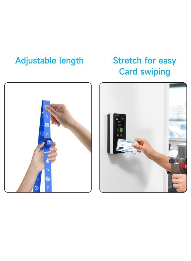 ANNISITE Cruise Ship Essentials, 8 Cruise Luggage Tag Hholder, 4 Retractable Lanyards for Cruise Ship Cards, Cruise Essentials 2024-2025 Works with All Cruise Lines - Image 5