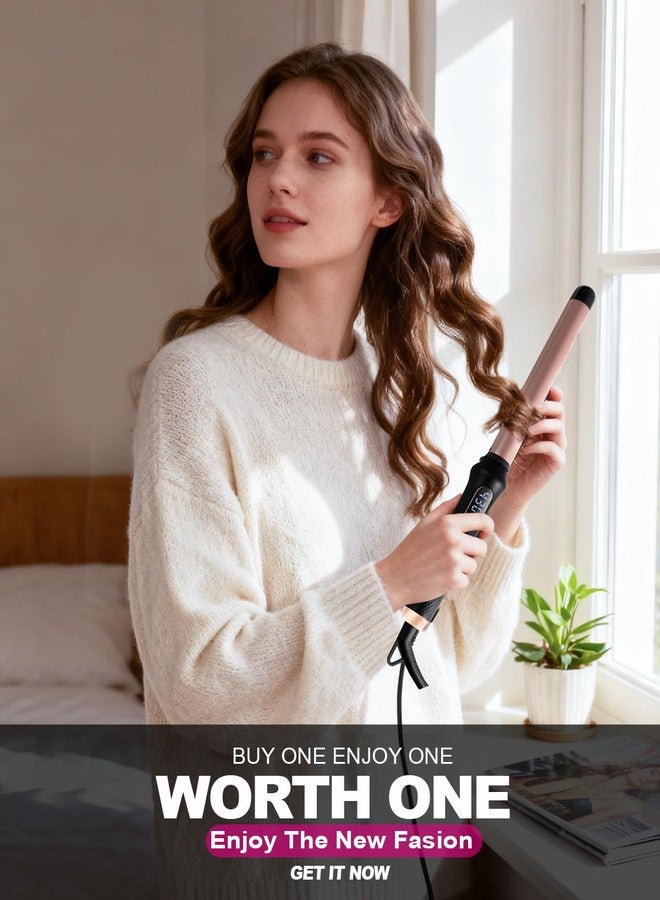 WEEYUM Curling Wand 1 Inch,Curling Iron Long Barrel Professional for Long Hair,Clamp Free Curling Wand for Quick Styling. - Image 5