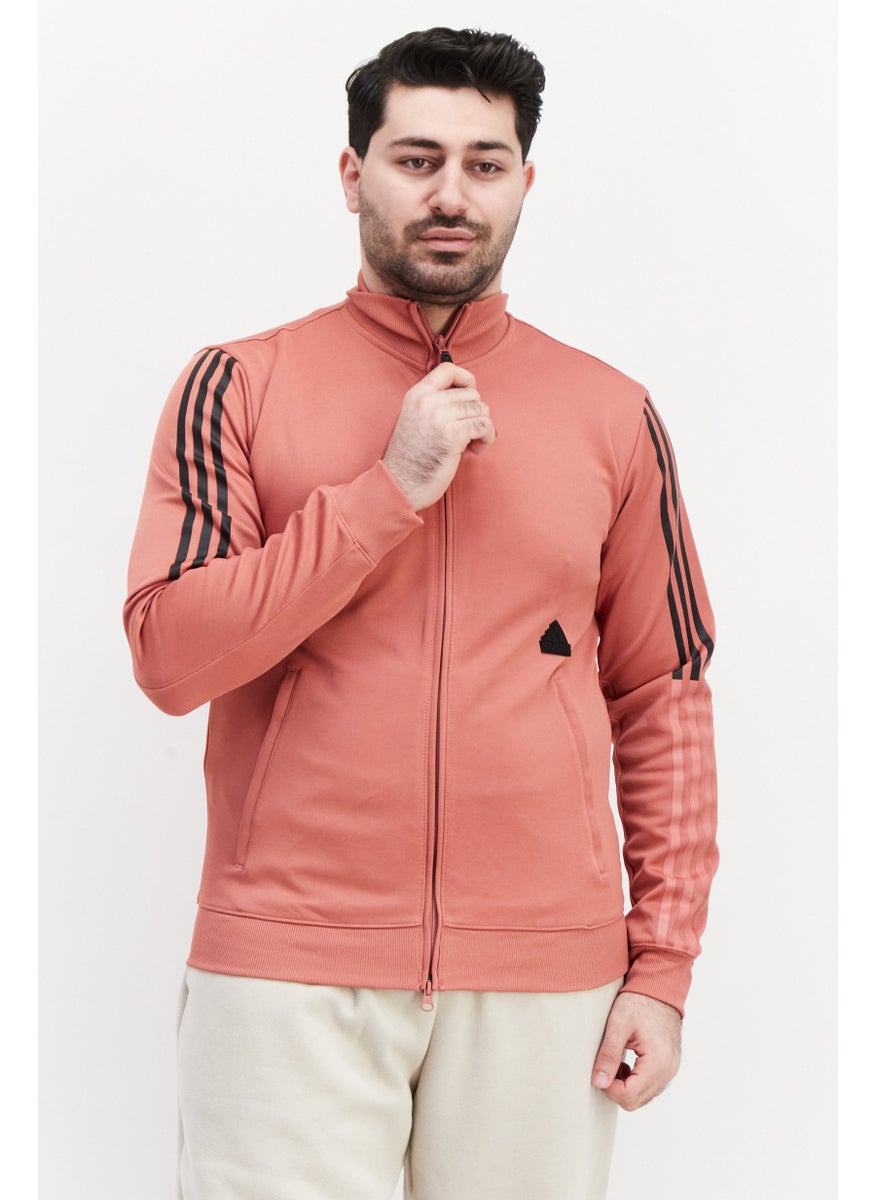 Adidas Men Sportswear Fit Brand Logo Training Sweatshirts, Pink  - Image 1