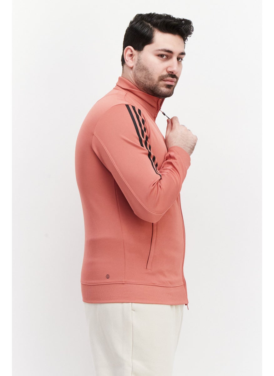Adidas Men Sportswear Fit Brand Logo Training Sweatshirts, Pink  - Image 2