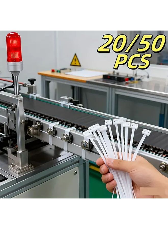 Heavy Duty Plastic Straps 20 Pieces 100 cm Non Slip Grip Scratch Cut Resistant - Image 1
