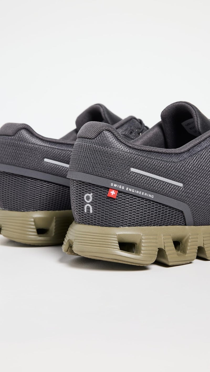 On Men's Cloud 5 Push Sneakers, Dust/Ink, 12.5 - Image 3