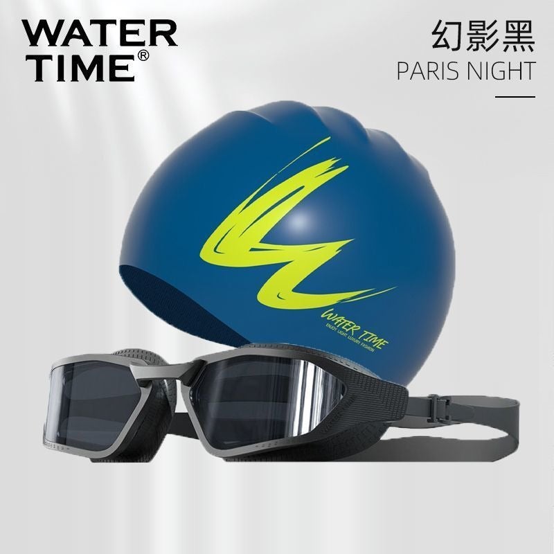 WATERTIME نظارات سباحة نسائية من ووترتايم - عدسات عالية الدقة مقاومة للضباب ومقاومة للماء مع عدسات بوصفة طبية - Image 1