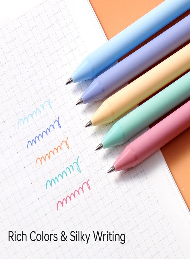 Kaco PURE Gel Ink Pens Sunrise Impression Series 5 Pieces Gel Pens 0.5mm Fine Point 5 Assorted Ink Colors - Image 2