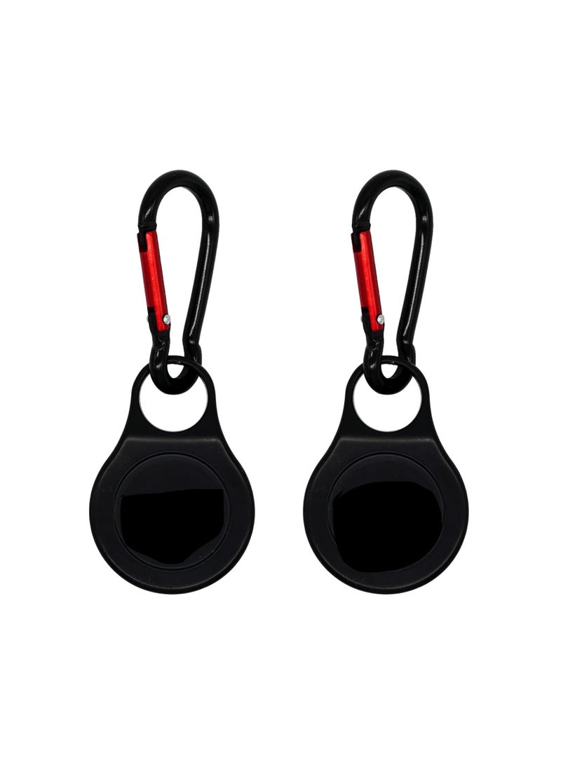 SYOSI Mini Survival Compass with Carabiner, 2 in 1 Zinc Alloy Clip-on Direction Guide Keychain Holder Hook Emergency Kit Tools for Outdoor Camping Hiking Hunting Mountaineering Hiking (2 Pieces) - Image 5