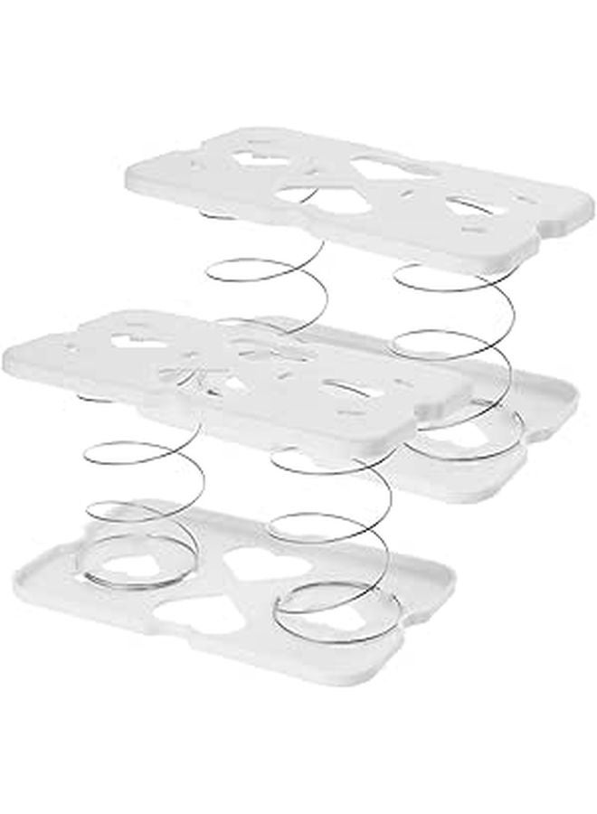 2Pcs Adjustable Tissue Box Holder Spring Support Bracket For Kitchen Office Use - Image 1