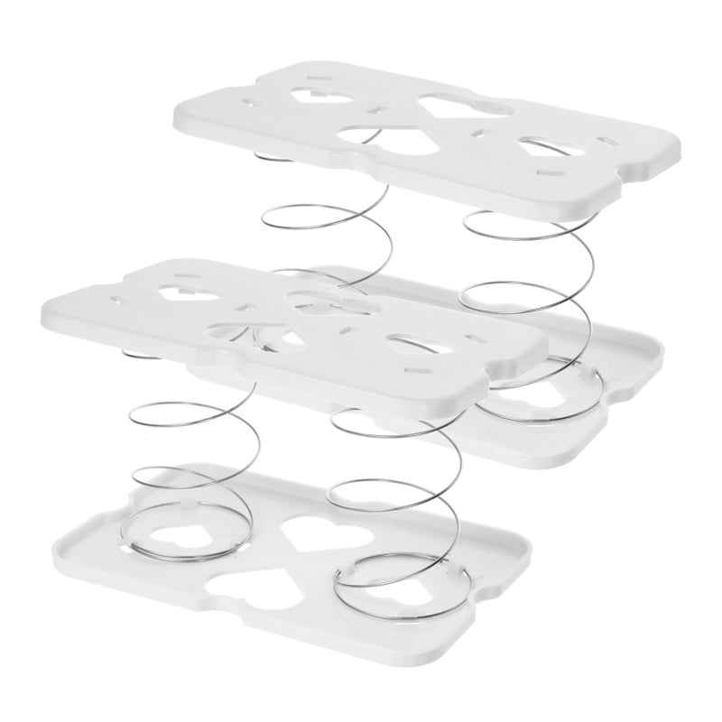 2Pcs Adjustable Tissue Box Holder Spring Support Bracket For Kitchen Office Use - Image 2