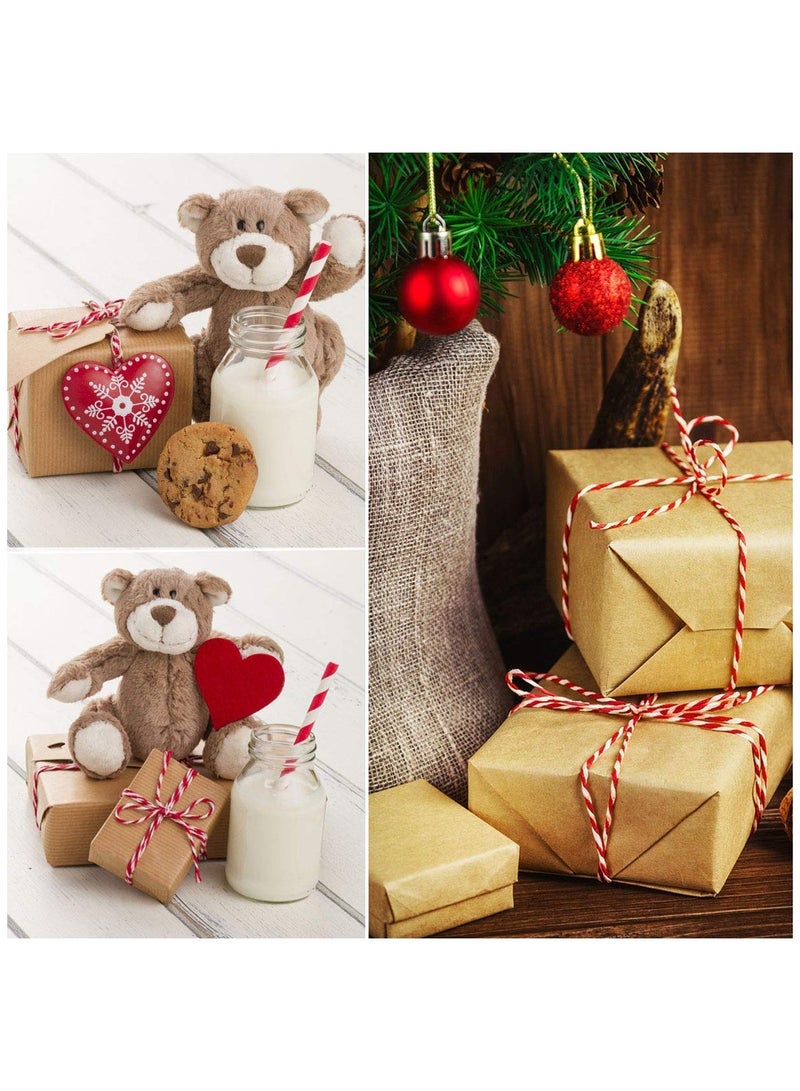 SYOSI 2 Rolls Colored Cotton Rope 200m Solid Wrapping T Durable Butchers String for Gift Meat Crafts Garden Wedding Decoration Packaging Thread - Image 3