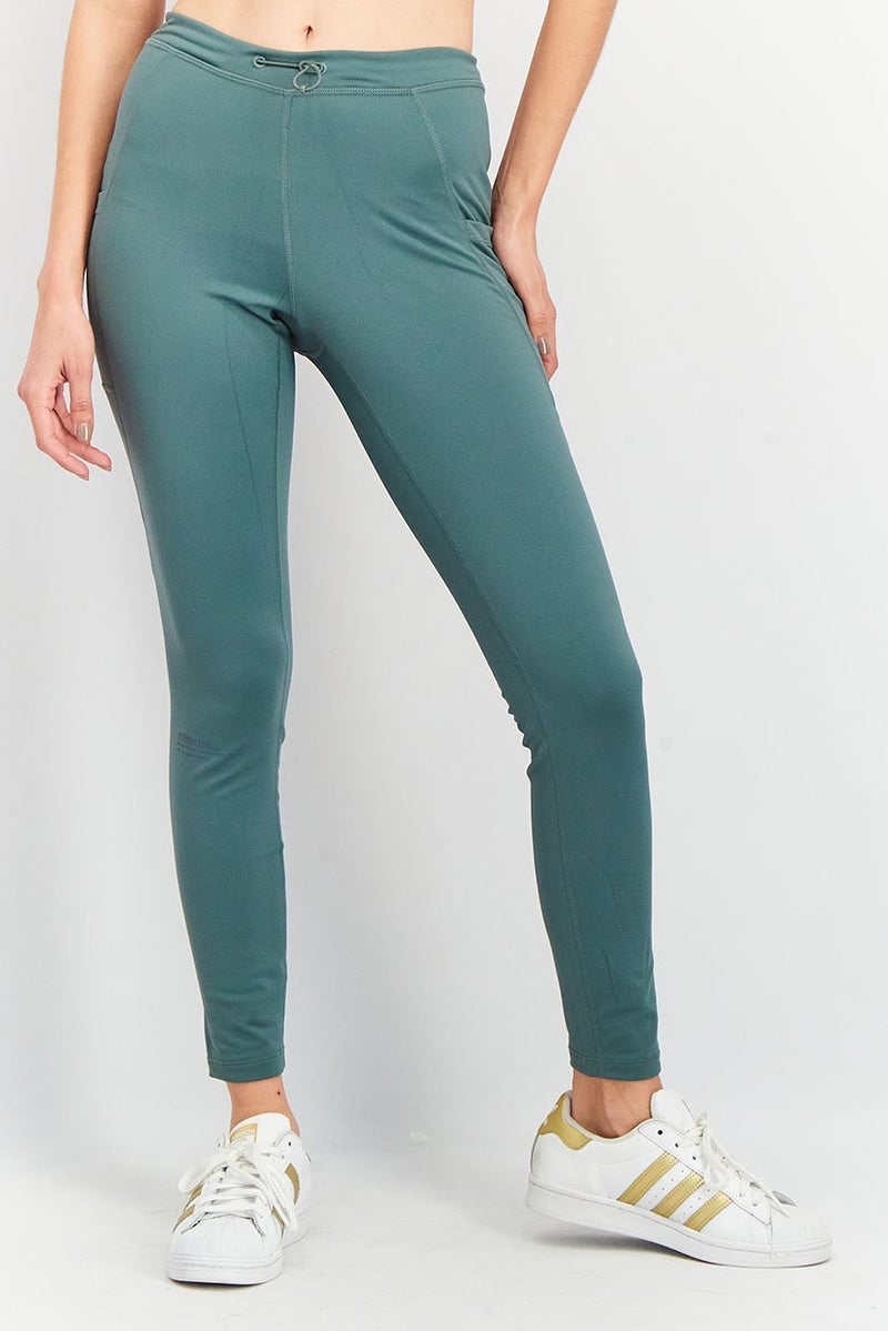 Tchibo Women Sportswear Fit Running Tights, Green - Image 1