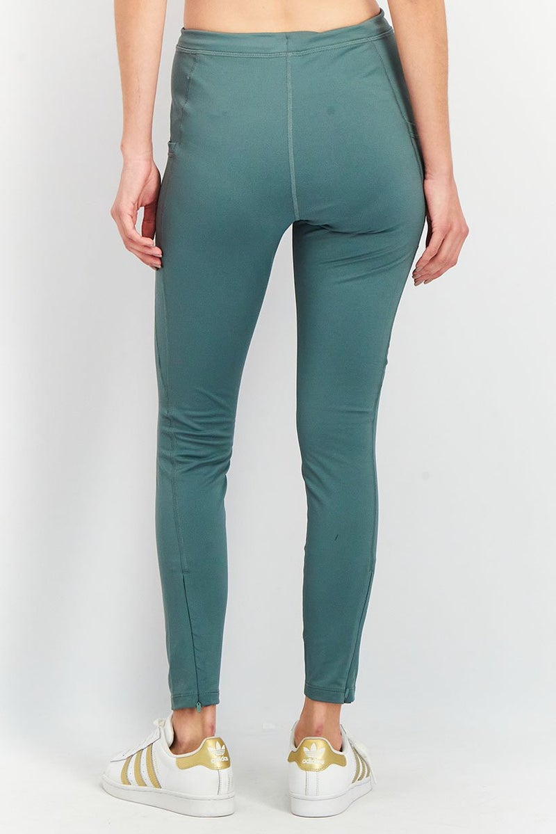 Tchibo Women Sportswear Fit Running Tights, Green - Image 3