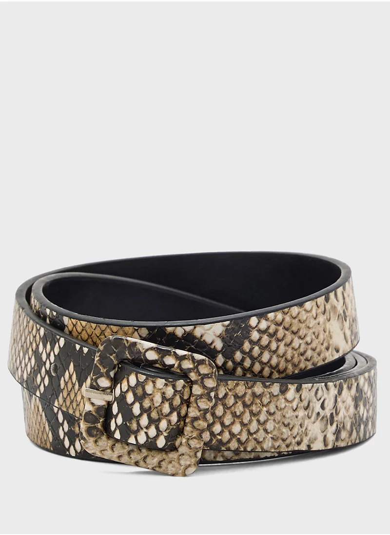 ايلا ليمتد اديشن Snake Print Belt