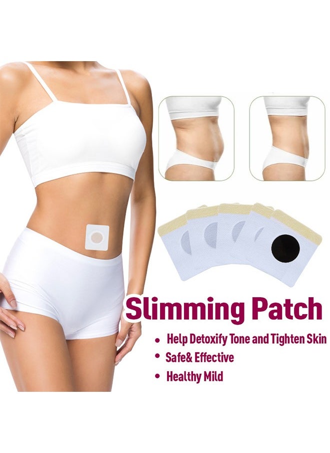 HBESTY Slim Patch- Lose Excess Weight & Bosst Metabloism & Natural Herbs,Essence Fat Burn Slim Body Slimming Patch,  Help Detoxify Tone 30Pcs  - Image 3