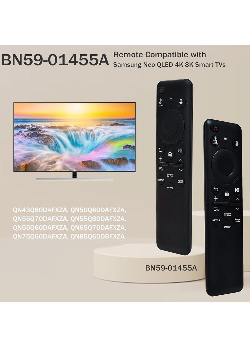 BN59-01455A Solar Voice Remote for Samsung NEO QLED & Crystal UHD Smart TVs - Image 2
