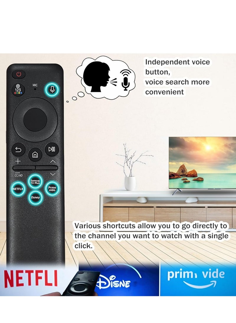 BN59-01455A Solar Voice Remote for Samsung NEO QLED & Crystal UHD Smart TVs - Image 4