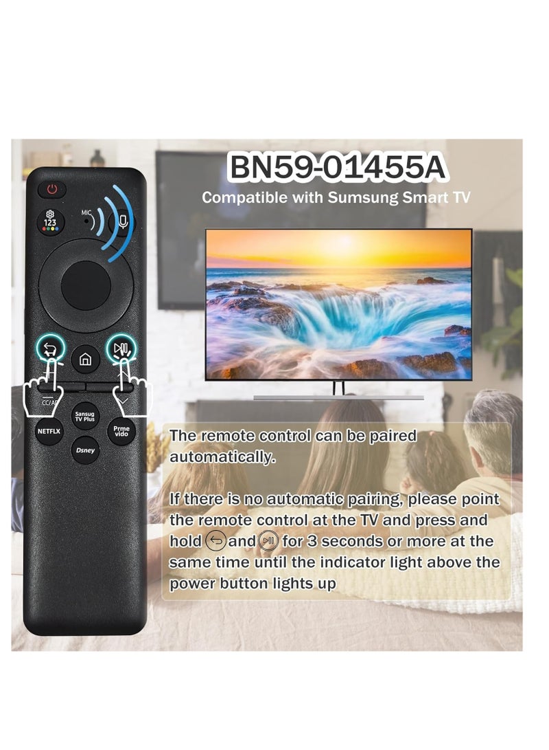 BN59-01455A Solar Voice Remote for Samsung NEO QLED & Crystal UHD Smart TVs - Image 3