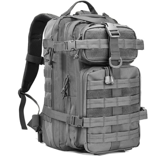 Miramrax Small Tactical Backpack Military Daypack 30L Backpack for Men Molle Assault Pack Bug Out Bag for Hiking Camping Grey - Image 1