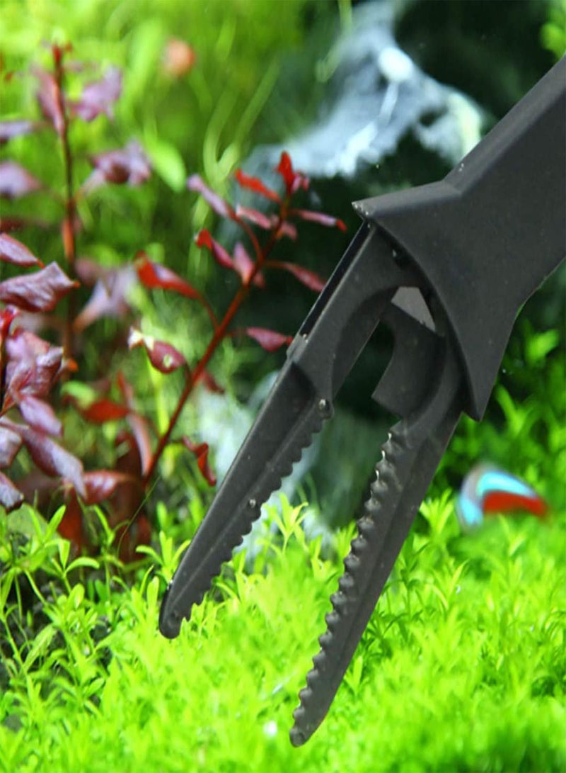GGOOT Aquarium Tongs Long Handle Aquatic Grass Plant Clamp Cleaning Tweezer for Home Fish Tank 50cm - Image 4