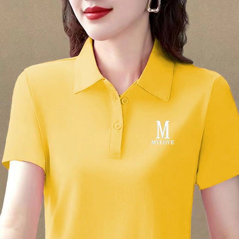 Summer Arrival Middle-Aged Mother'S Lass Short-Sleeved T-Shirt Large Size Women'S Sports Casual Women'S Top Clothes - Image 5