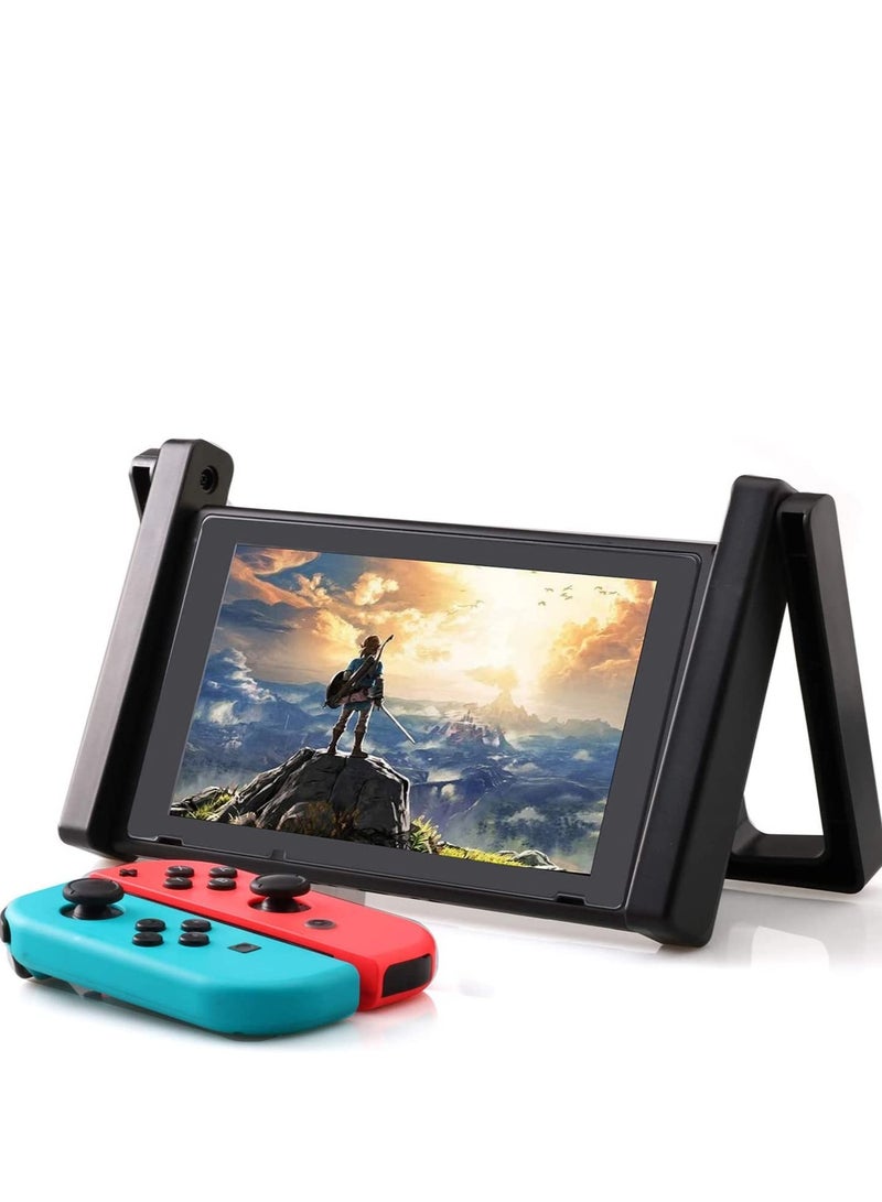 Excefore Stand for Nintendo Switch, Adjustable Simple Holder Switch and Car Mount - Black (2 in 1) - Image 1