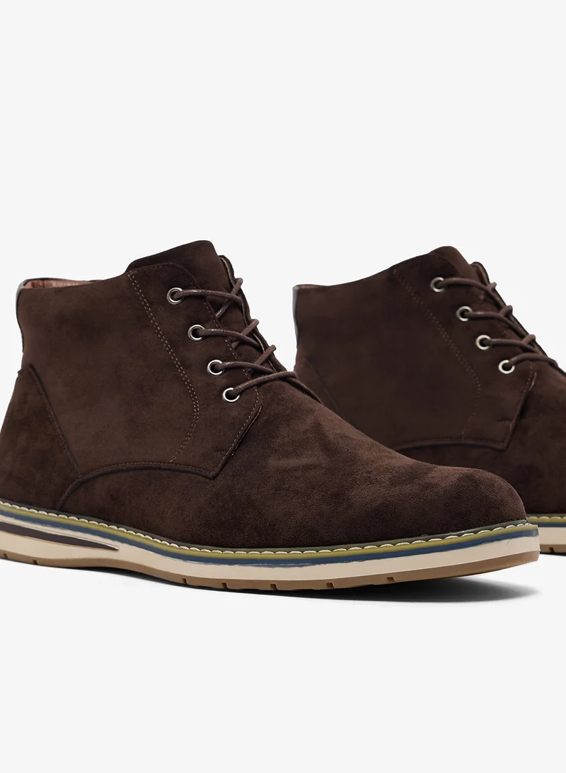 Seventy Five  Welt Detail Casual Chukka Boots for Men | Best Price UAE