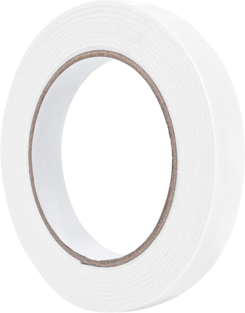 ToLanbbt Double Sided Foam Tape 0.5In x 10FT, Mounting Tape Heavy Duty, Strong Adhesive Weatherproof Seal Strips for DIY Craft Picture Poster, Car & Gap Filling Mountings, Home Office Decor (White) - Image 1