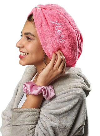 HERS Anti Frizz Microfiber Towel Quick Drying Hair towel (pink) - pzsku/Z632334EB11CB93AAF2AAZ/45/_/1697065511/8c1946dd-c3fd-4fe0-a6ff-037609a7b6b7