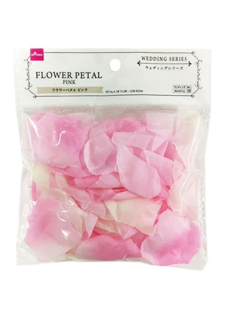 بتلات ورد وردي 15 \ 16 سم