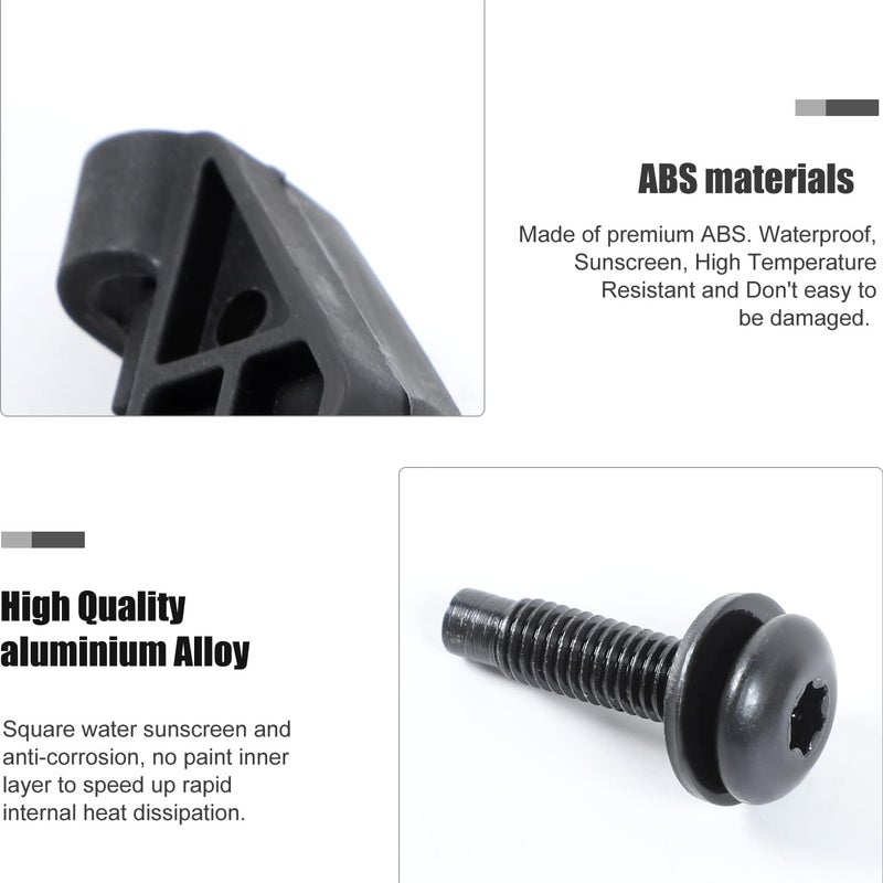 Hoolcar Hard Top Quick Removal Screws with Clips for 2007-2017 Jeep Wrangler JK JKU Replacement Bolts, Black - Image 5
