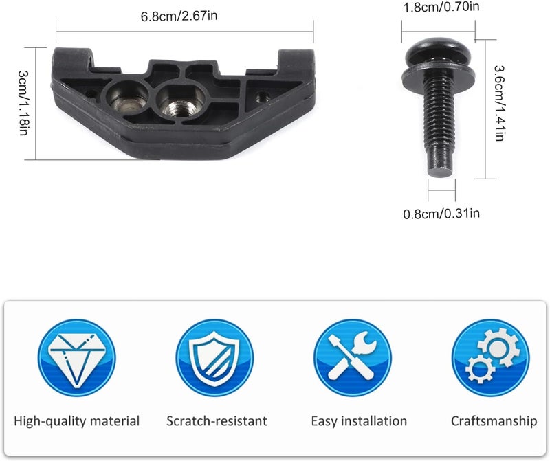 Hoolcar Hard Top Quick Removal Screws with Clips for 2007-2017 Jeep Wrangler JK JKU Replacement Bolts, Black - Image 4