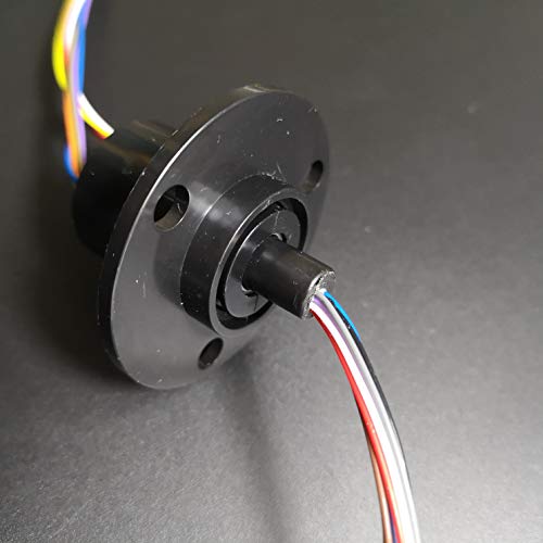Taidacent 6-30A Slip Ring Collector Ring Rotary Electrical Contact Joint Connector (12 Wires 2A) - Image 5