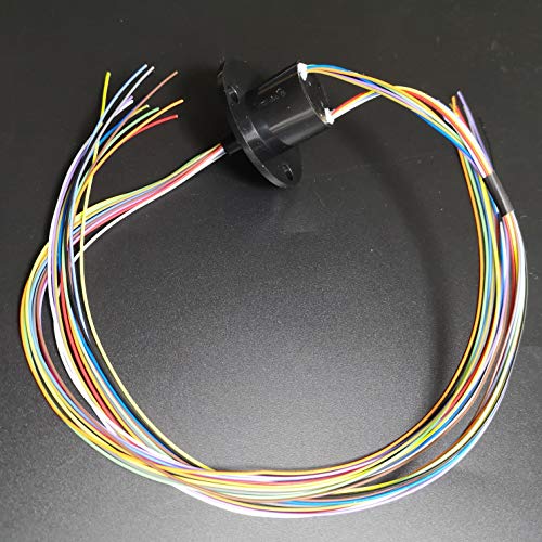 Taidacent 6-30A Slip Ring Collector Ring Rotary Electrical Contact Joint Connector (12 Wires 2A) - Image 4