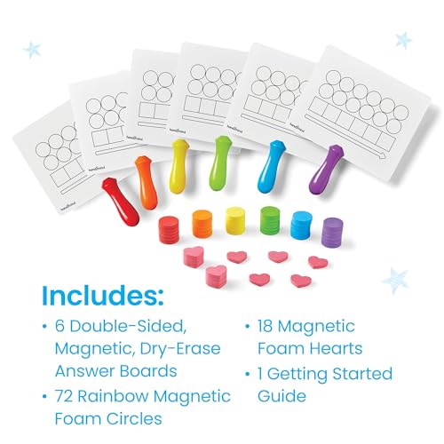 hand2mind Elkonin Box Magnetic Answer Board, Word Mapping Paddles, Elkonin Boxes Dry Erase Blending Board, Phonemic Awareness, Phonics Manipulatives, Science of Reading Classroom Materials (Set of 6) - Image 2