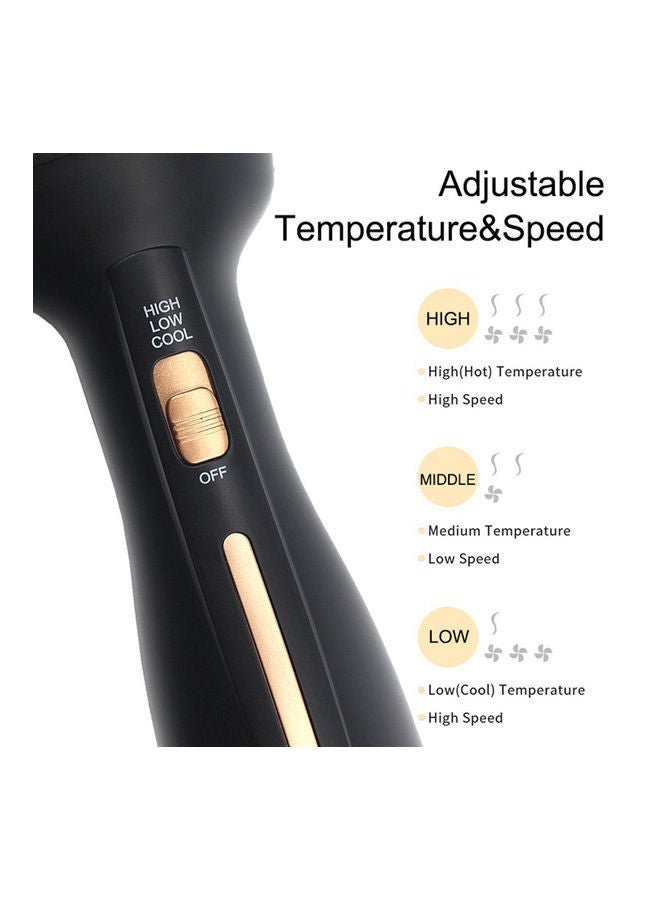 3 In 1 Dryer And Straight Hair Comb Multicolour - Image 4