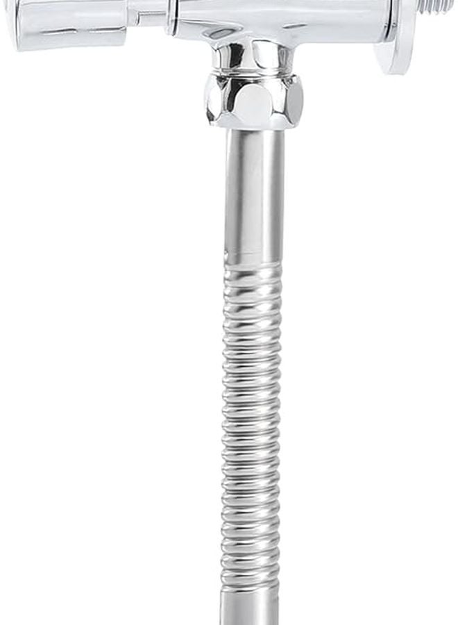 Manual Delay Shutoff Urinal Flush Valve Wall Mounted Exposed Fittings Flusher - Image 1