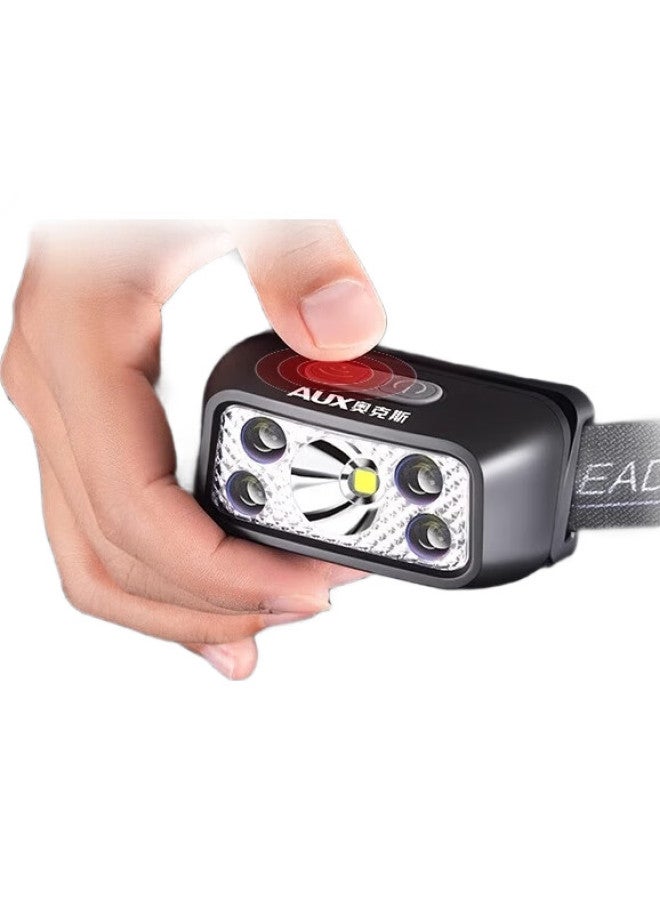 Oaks High-Intensity Headlamp, Rechargeable, Ultra-Bright, Motion-Sensing, Long-Lasting Battery, Outdoor Fishing, Night Fishing, Flashlight - Image 2