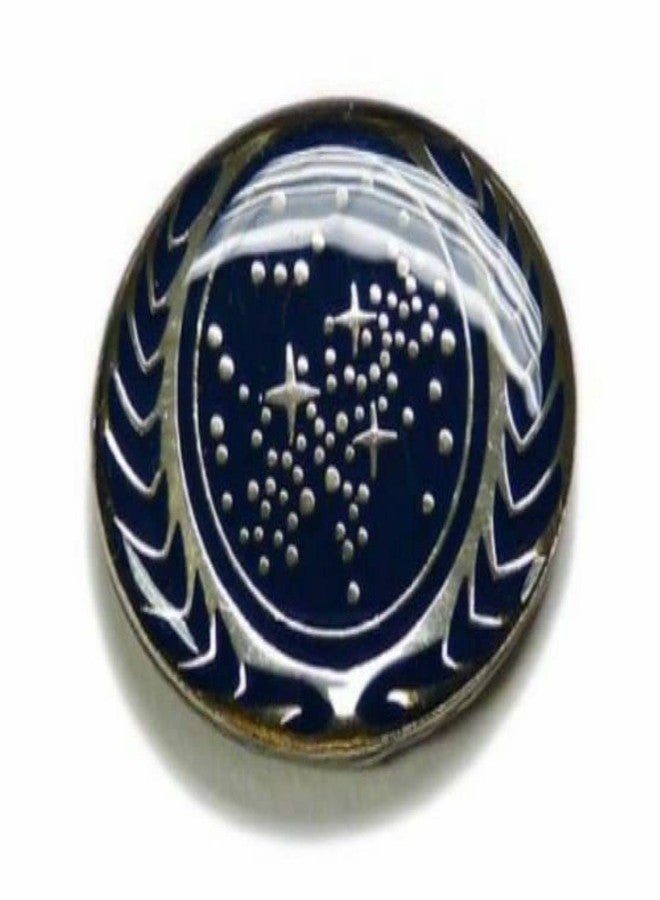 Classic Sci-Fi Trek The Next Generation United Federation of Planets Logo Enamel Metal Pin