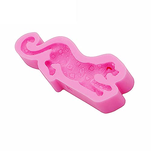Jansowin Running Leopard Panther Animal Ornaments Silicone Mold for DIY Resin Trinket Mold Pendant Candy Desserts Polymer Crystal Decoration Epoxy Wax Crafting Craft Plaster Luggage Bag Tag - Image 3