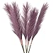 Briful Briful Purple Pampas Grass Decor 31' Tall 5PCS Artificial Pampas Fake Plants for Home Kitchen Boho Wedding Decor and  - Image 2